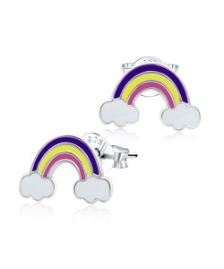 Colorful Rainbow Kid Stud Earring STE-665